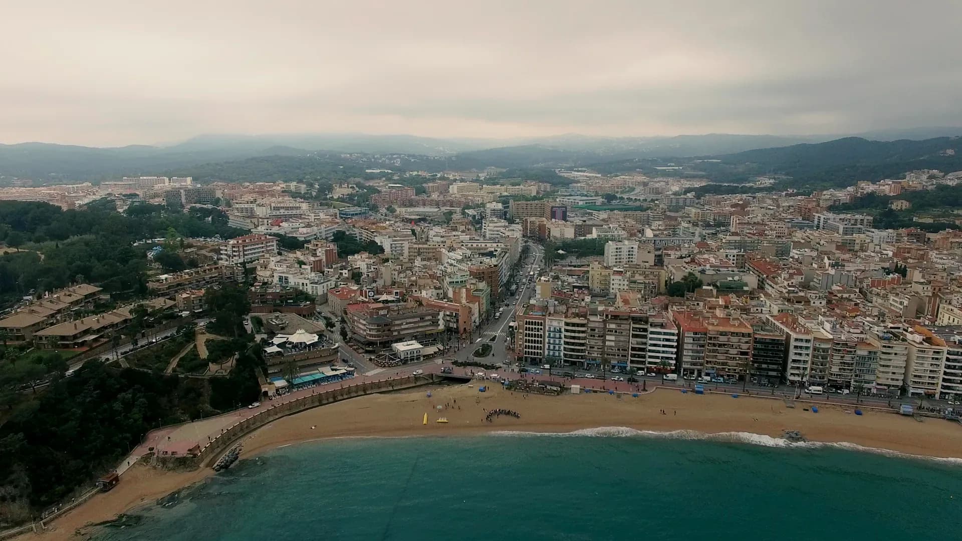 Lloret de Mar aus der Luft